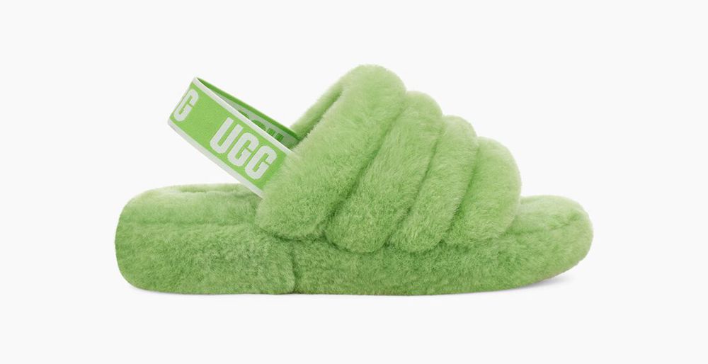 Ugg Slides Canada - Ugg Women's Fluff Yeah Green